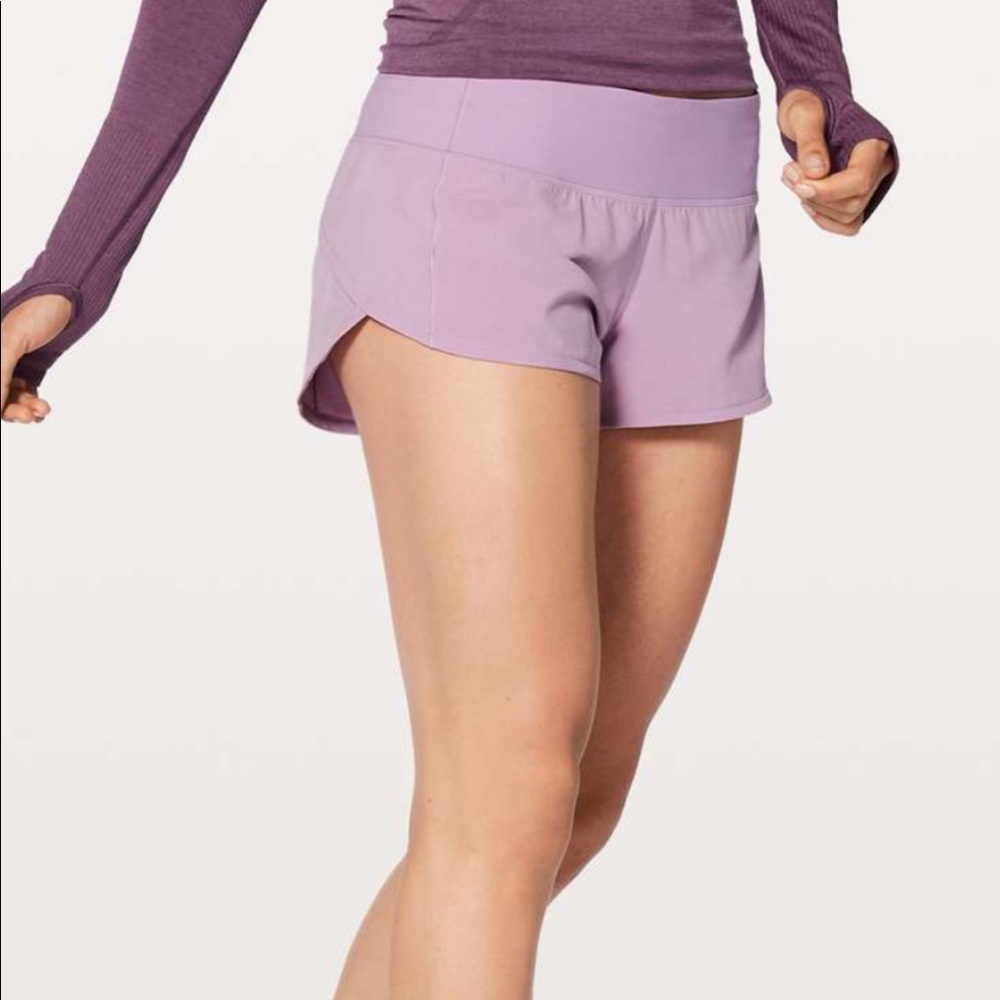 Lululemon speed shirt 2.5 size 6
